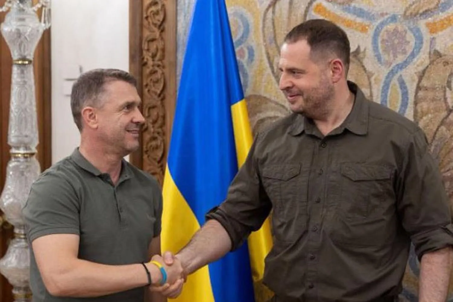 Сергій Ребров, Андрій Єрмак