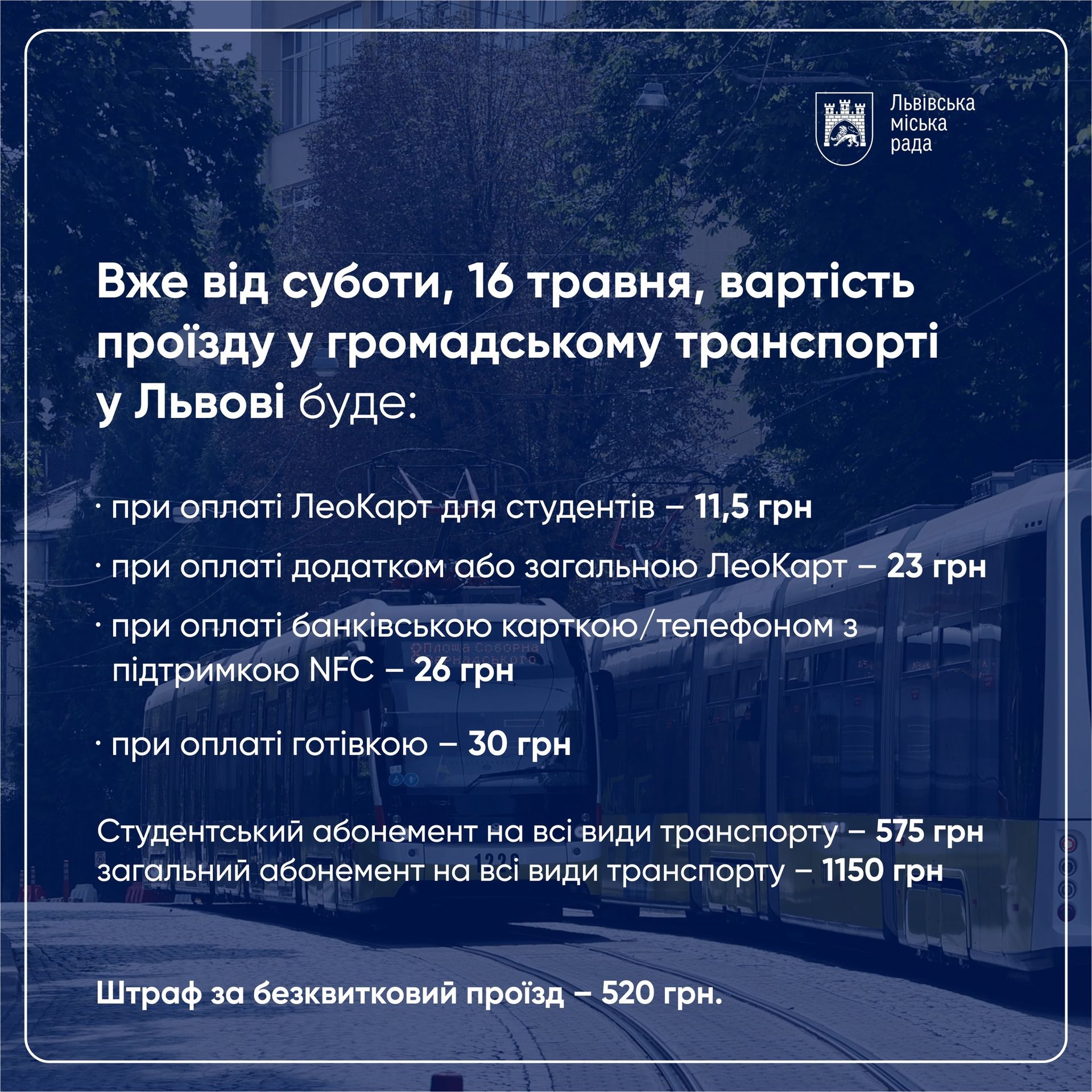 Повідомлення Львівської міської ради Повідомлення Львівської міської ради