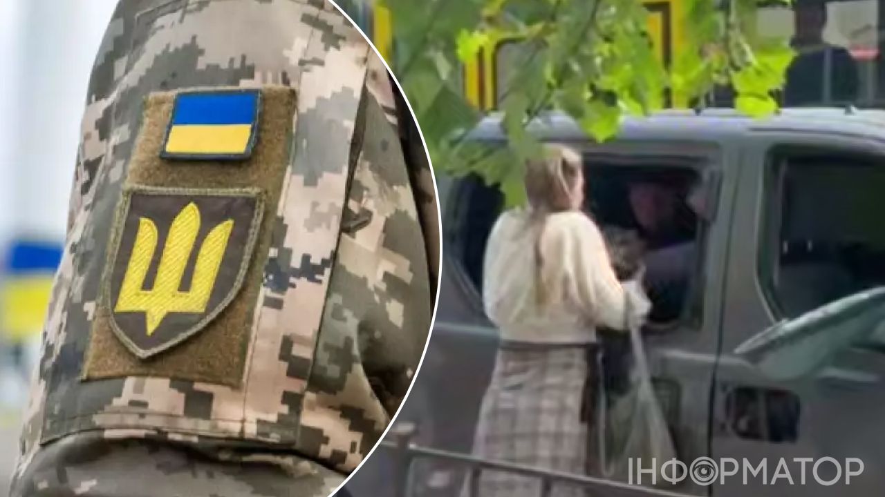 Во Львове мужчина ногами выбил окна в бусе ТЦК, а толпа его вытащила — в военкомате уже отреагировали