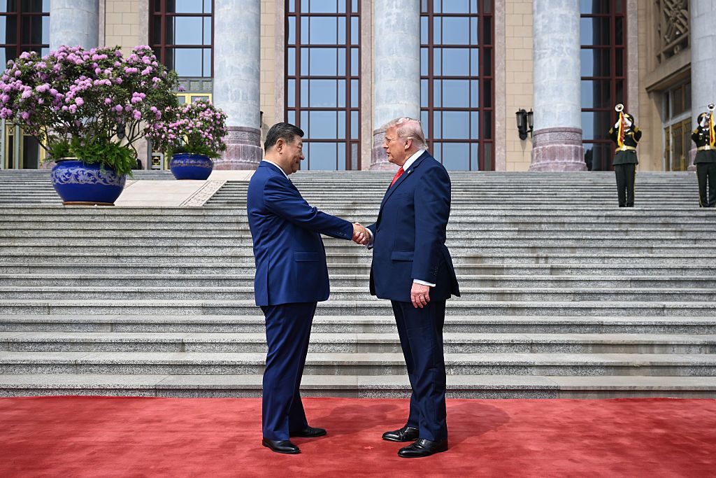 Сі та Трамп зустрічалися минулого тижня у Пекіні. Фото: Getty Images Трамп Сі Цзіньпін