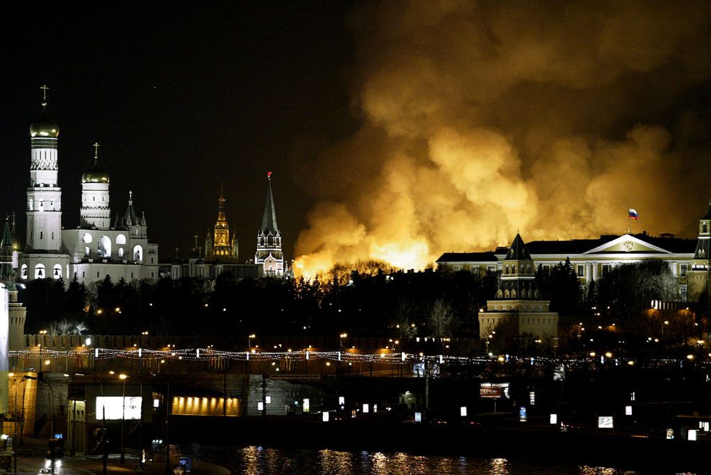 Пожар у Кремля Пожар вблизи Кремля