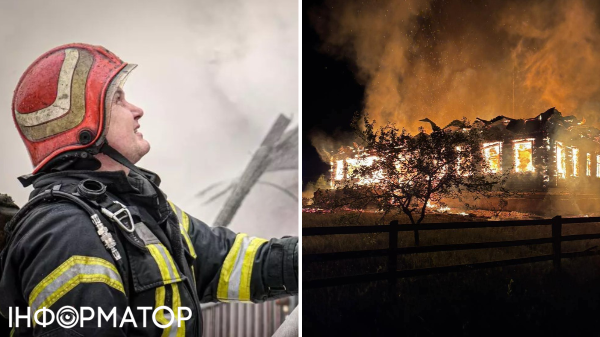 пожар школа Машево. Фото: фейсбук, ГСЧС, коллаж: Информатор