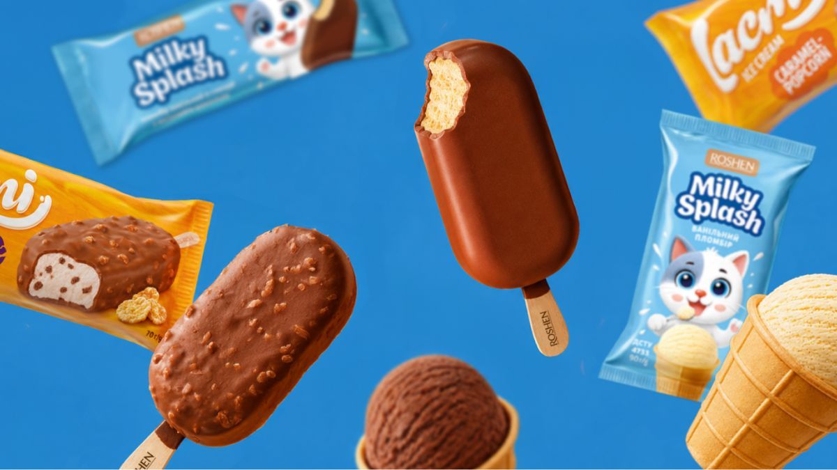 С 1 июня в магазинах Roshen появится мороженое
