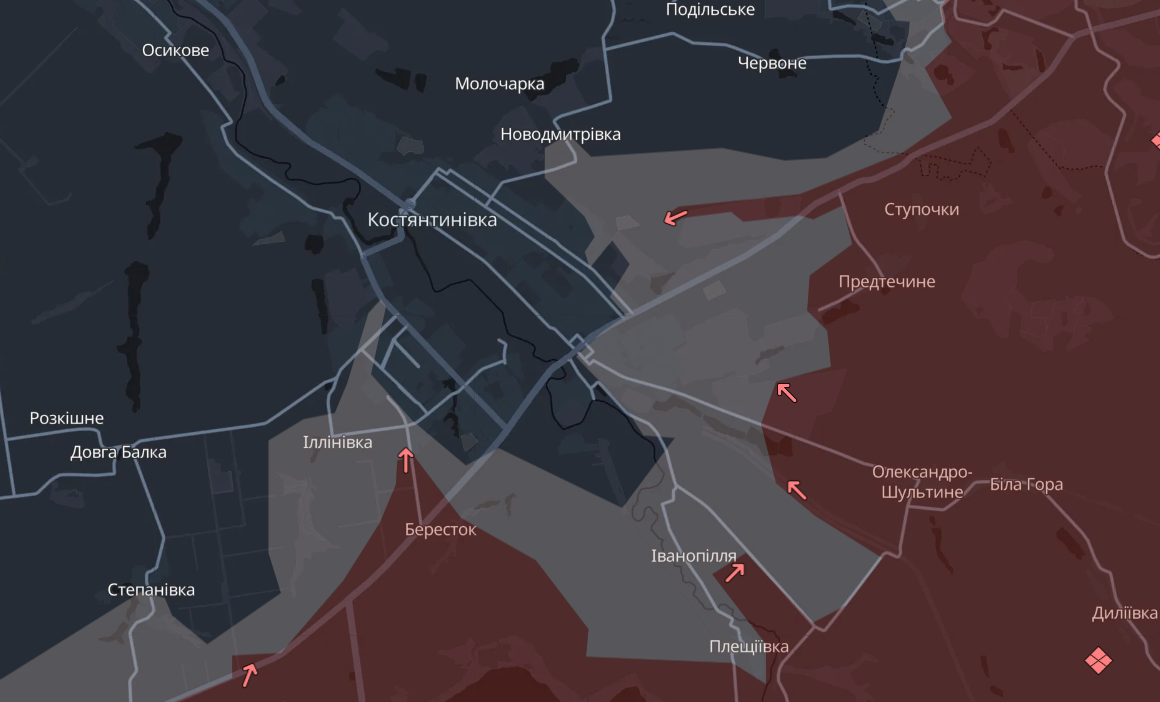В Константиновке усложнилась ситуация - в городе продолжаются тяжелые бои, с логистикой и маневрами есть проблемы.