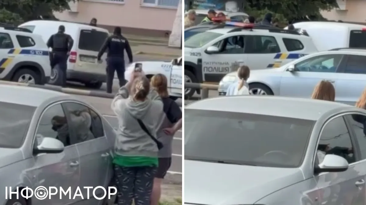 В Полтавской области произошла погоня с выстрелами - 10 экипажей правоохранителей задерживали фургон