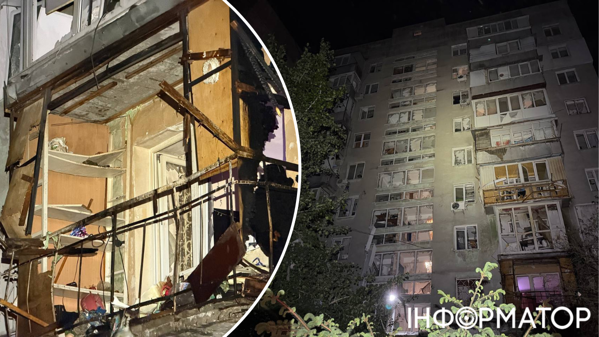 Російський безпілотник влучив у багатоповерхівку в Одесі - є постраждалі