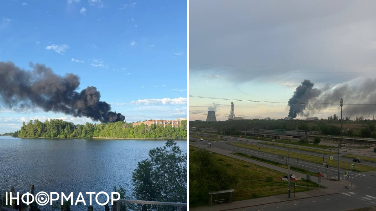Дроны атаковали нефтяной терминал в Петербурге в день начала ПМЭФ - город затянуло дымом, бушуют пожары