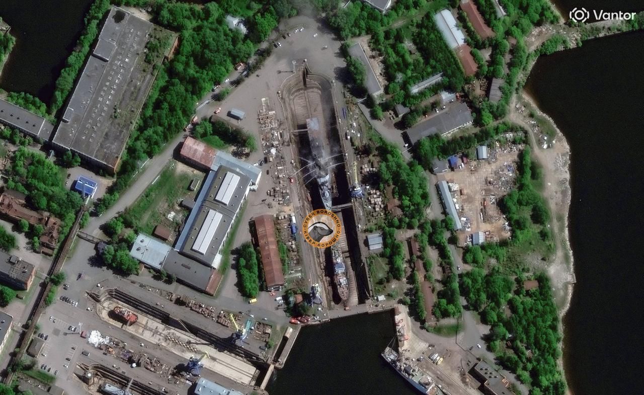 Последствия удара по корвету Бойкий