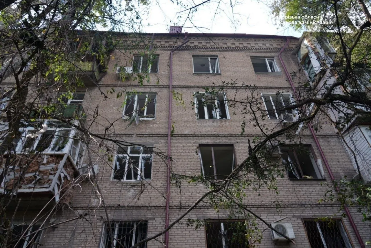 Наслідки російської атаки на Запоріжжя