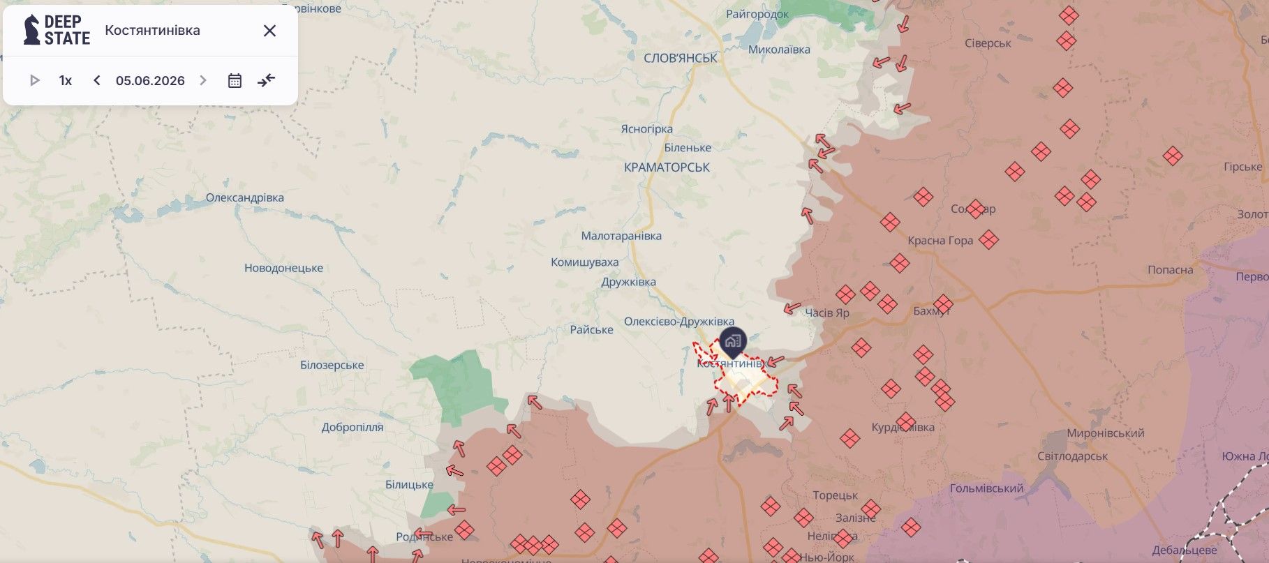 источник: скриншот с сайта DeepStateMAP