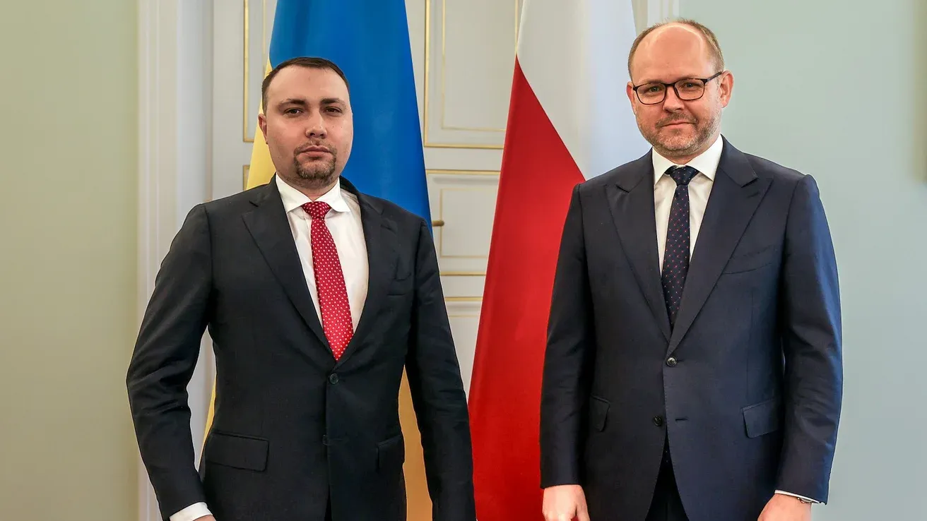 Буданов під час зустрічі з очільником Бюро міжнародної політики канцелярії президента Польщі Марціном Пшидачем