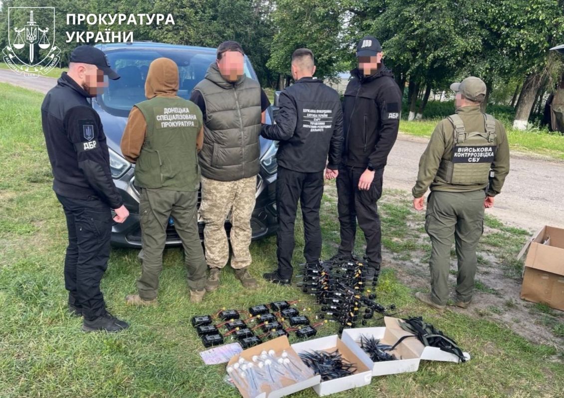 Сержант подозревается в продаже имущества ВСУ. Фото: прокуратура Генерал черешня дроны