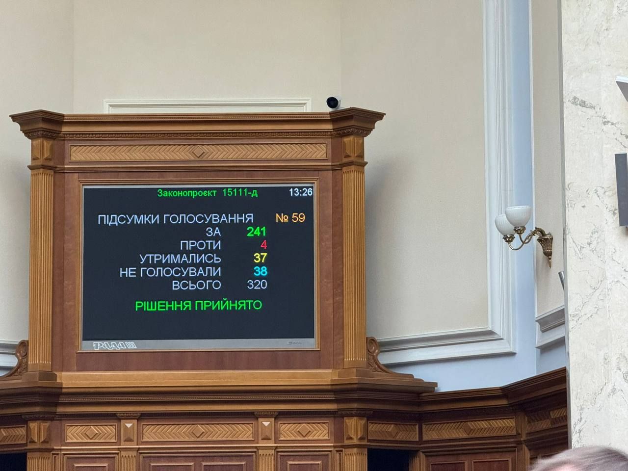 Верховна Рада ухвалила спірний закон