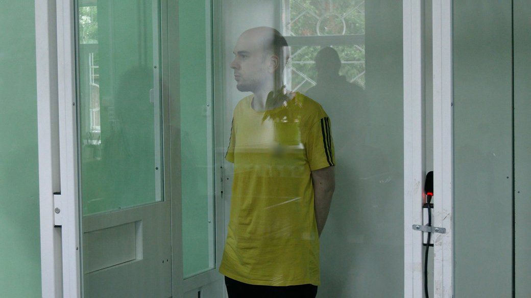 Богдан Кошель - чоловік, який розстріляв інструкторів. Фото: Суспільне Богдан Кошель