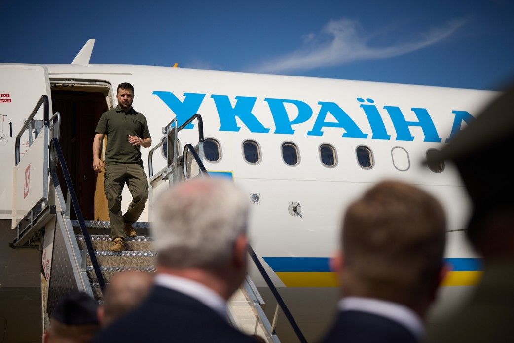 Президент Украины во время своего визита в Польшу, фото: ОП