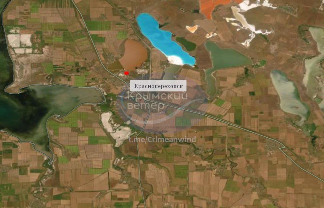 Подстанция Красноперекопская горит по прилету