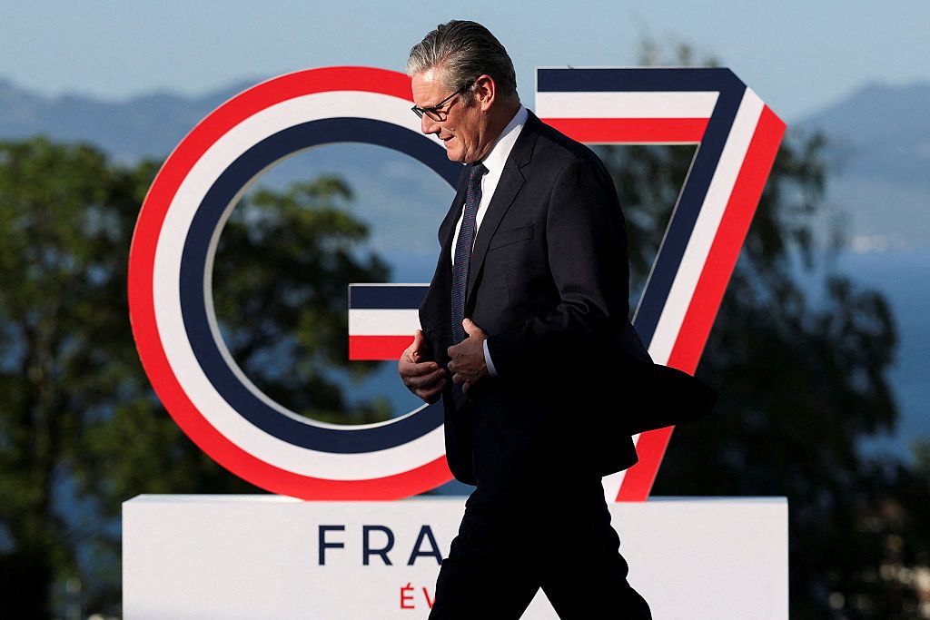 Кір Стармер на G7. Фото Getty Images