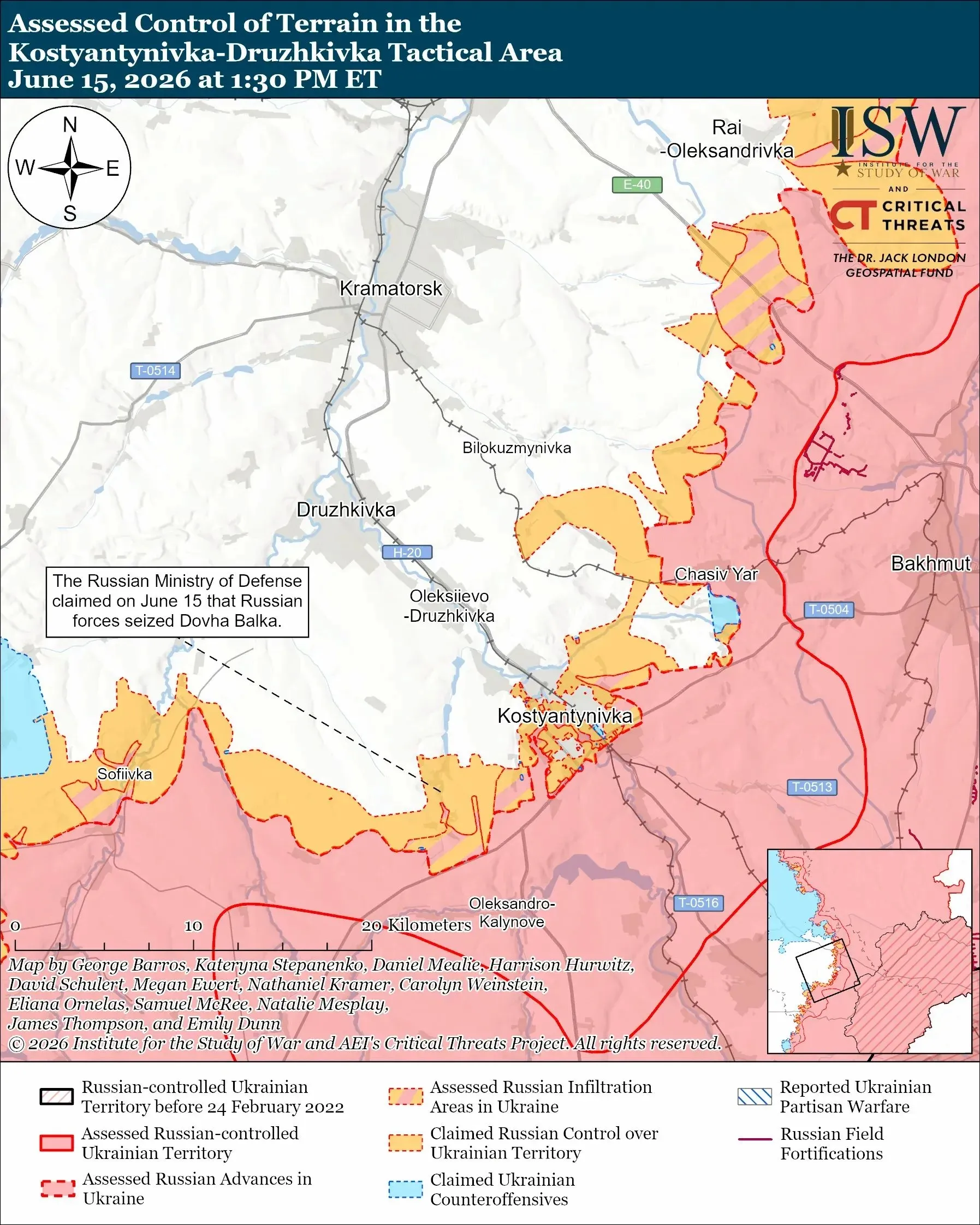 Карта ISW