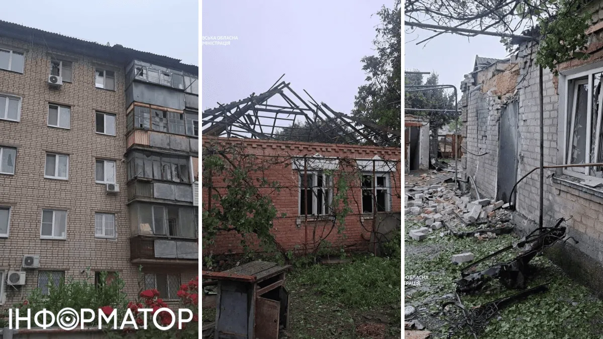 Дніпропетровщина під масованим ударом РФ - поранений чоловік, пошкоджені будинки, підприємство та інфраструктура