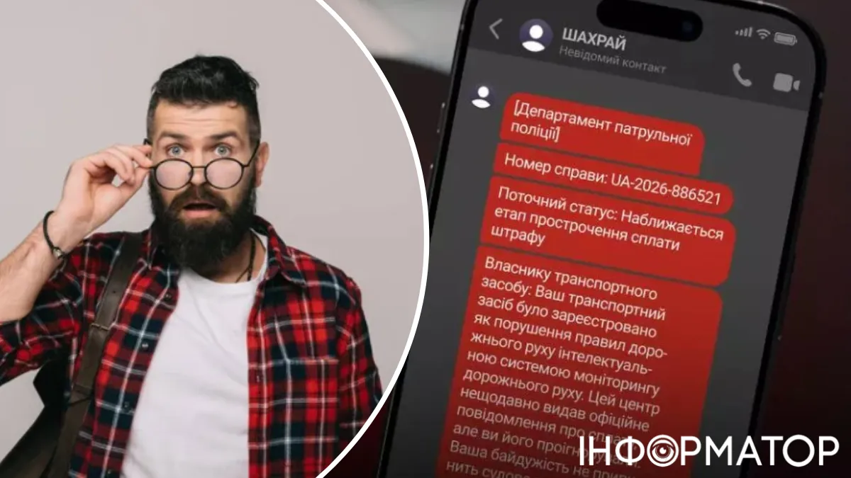 Шахраї розсилають фейкові штрафи ПДР від імені Міністерства юстиції