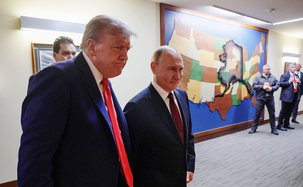 После встречи Путина на Трампа на Аляске Кремль постоянно ноет о "духе Анкориджа". Фото Getty Images