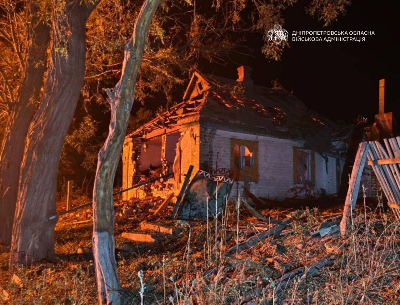 Последствия обстрелов Днепропетровщины