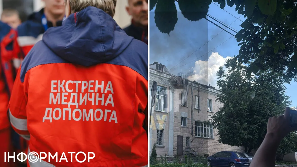 Россияне ударили по кинотеатру в Конотопе, в котором находились люди, мужчине оторвало ногу