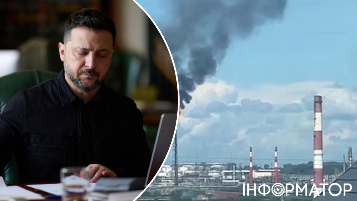 Зеленський підтвердив удари по двох НПЗ Росії