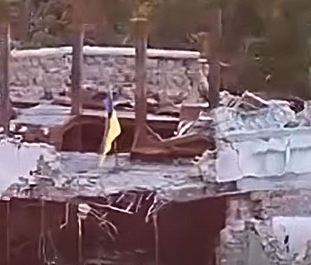 На Кинбурнской косе подняли флаг Украины