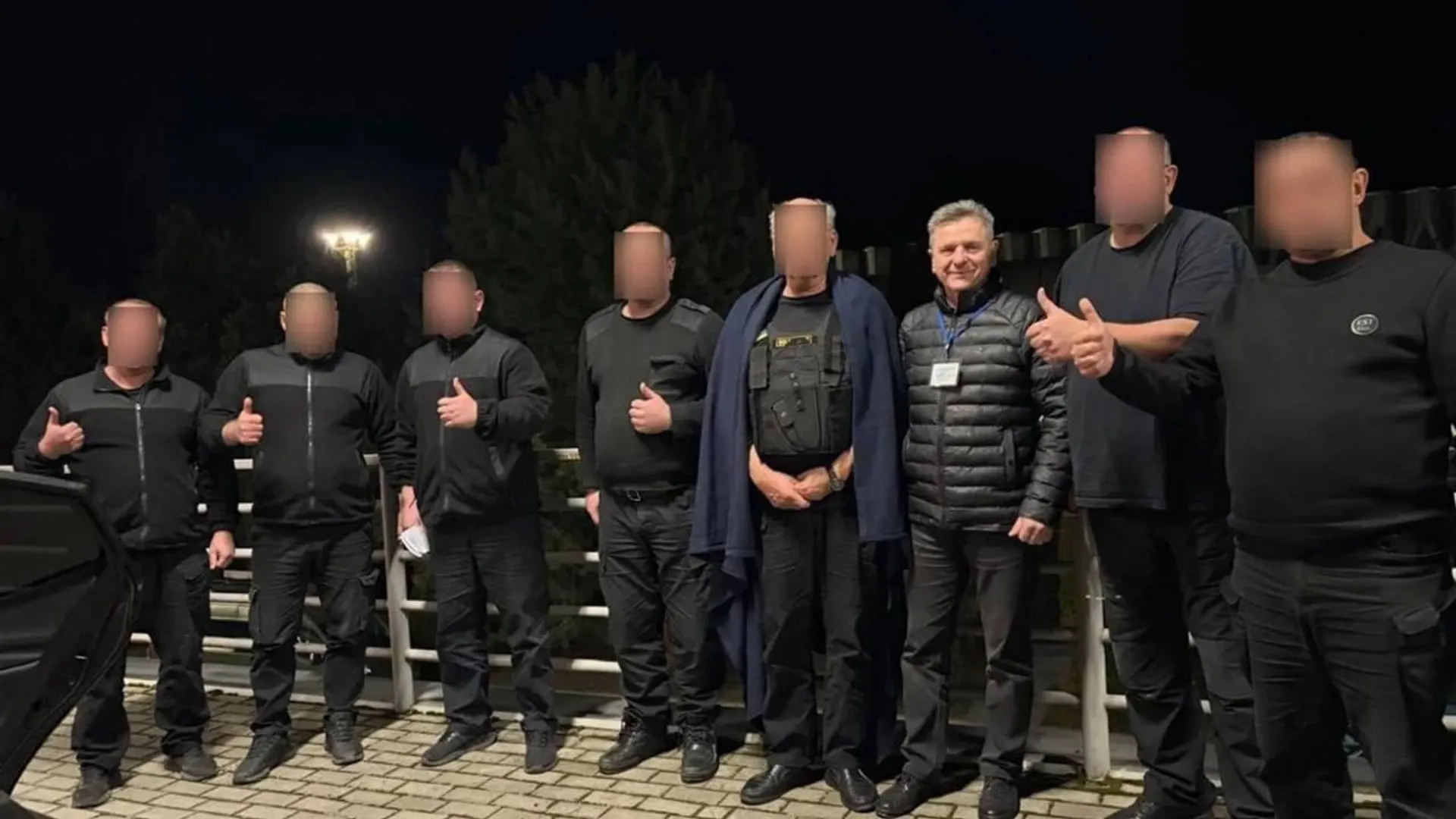 Инкасаторы Сбербанка, задержанные в Венгрии 5 марта. Фото: Facebook Андрея Пышного