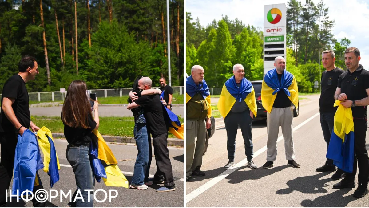 Семеро цивільних українців повернулися з незаконного утримання Росією - серед них доброволець бригади Ангели Тайри