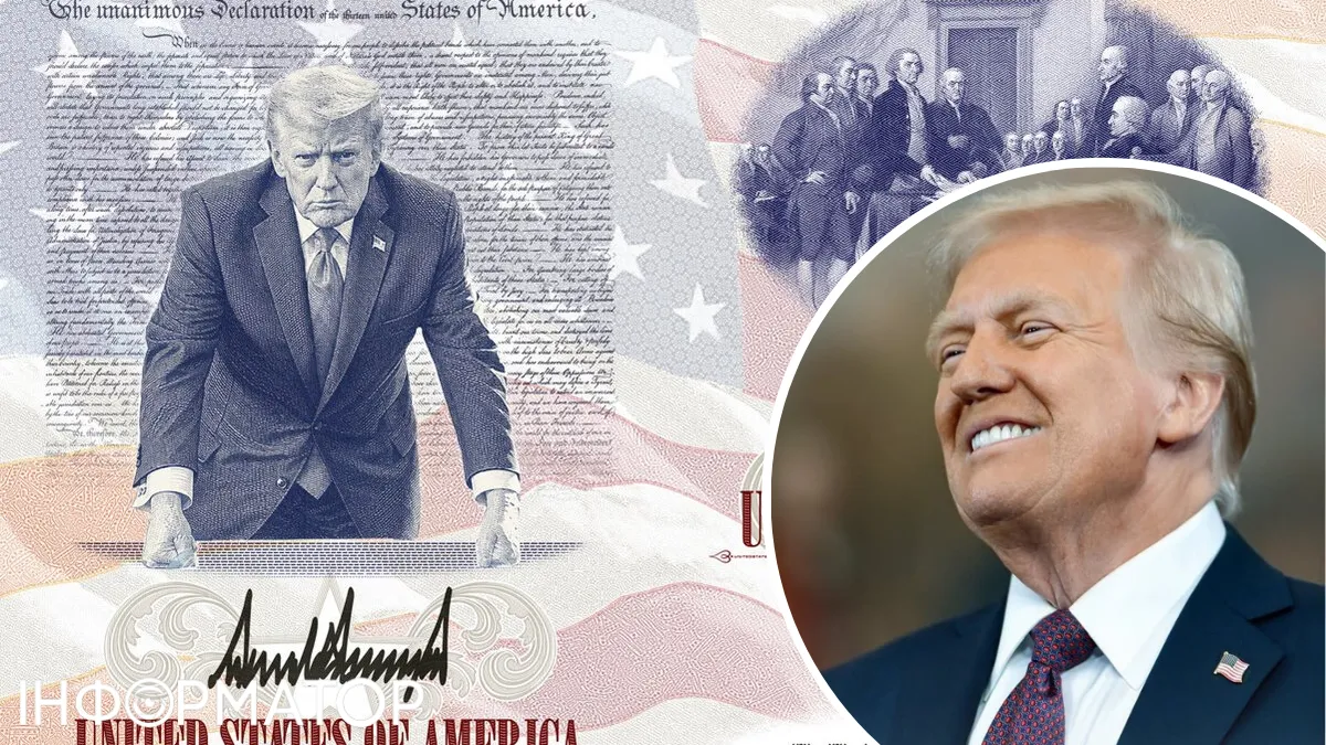 Трамп показав новий паспорт США зі своїм портретом до 250-річчя країни