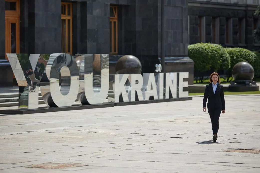 Санду в Киеве, фото: Офис президента Украины