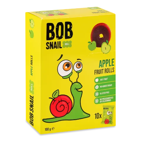 Bob Snail натуральні яблучні вагою 100 г