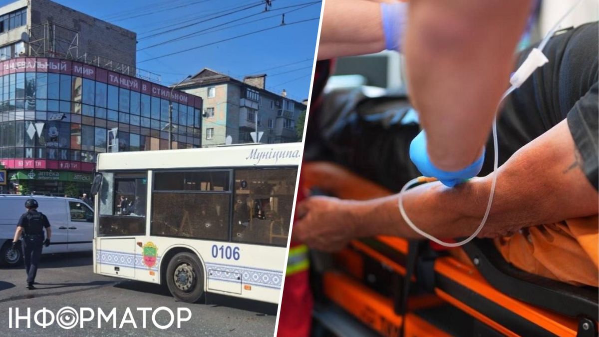 Ще одна атака на транспорт у Запоріжжі — дрон РФ вибухнув біля автобуса, є поранені