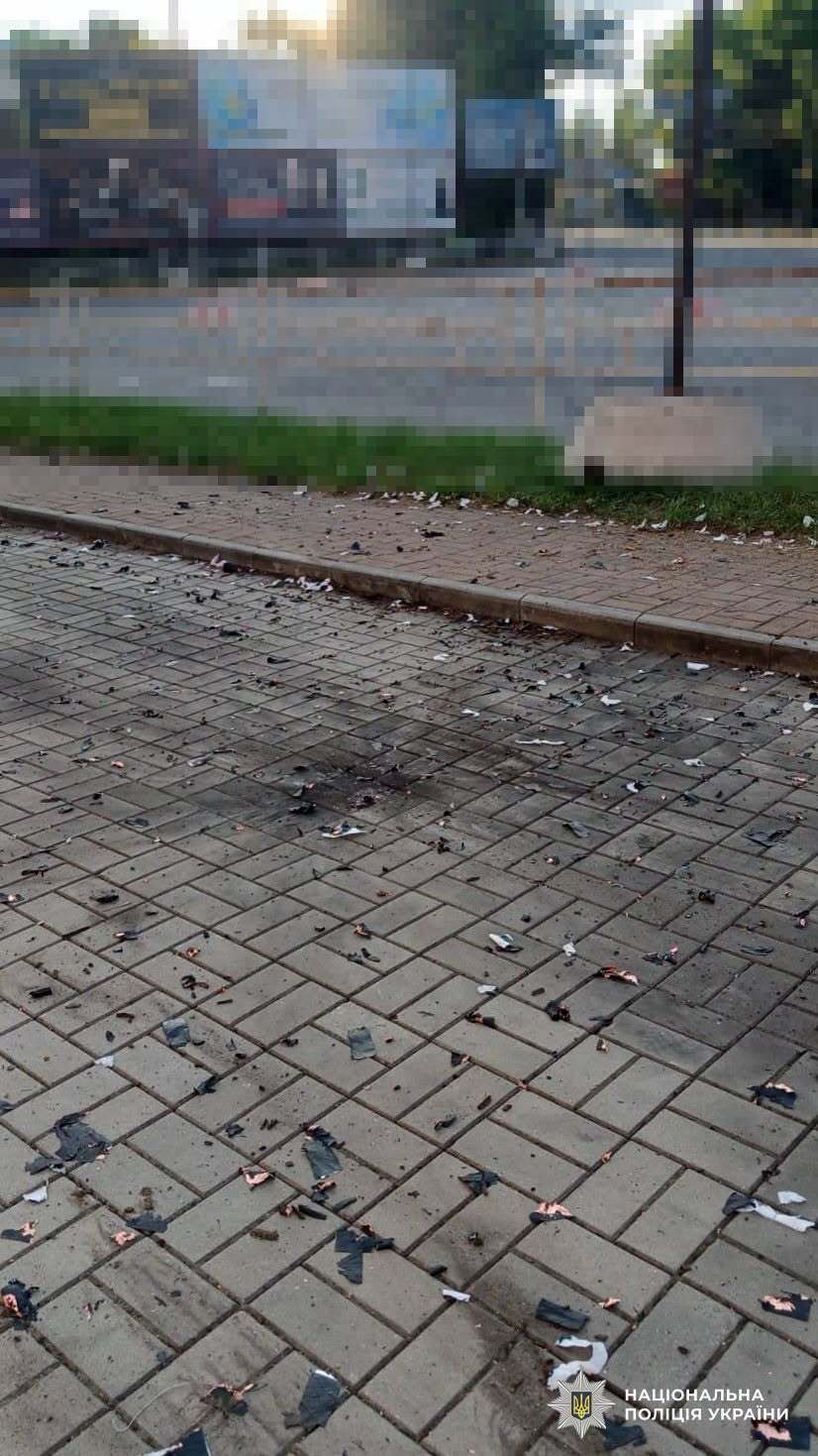 Обстрелы Херсона не утихают, фото: полиция Херсонской области