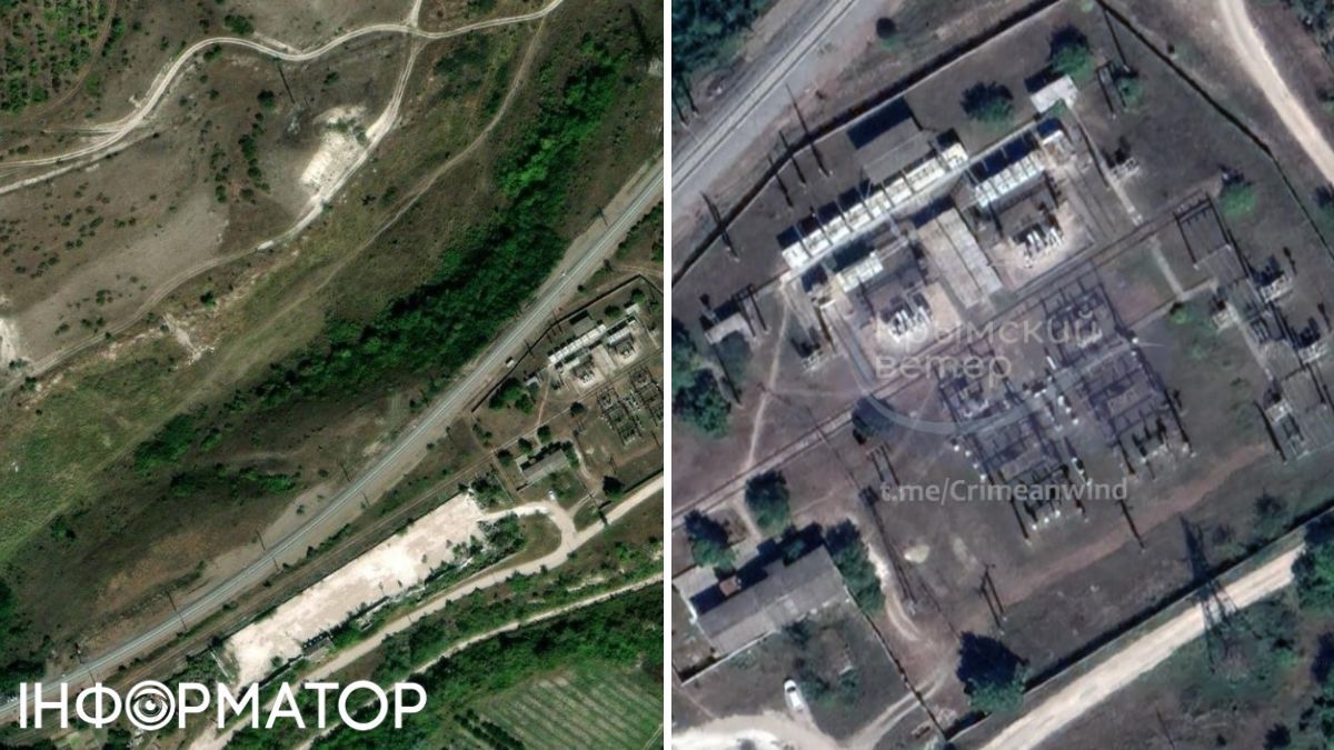 пожар подстанция Крым