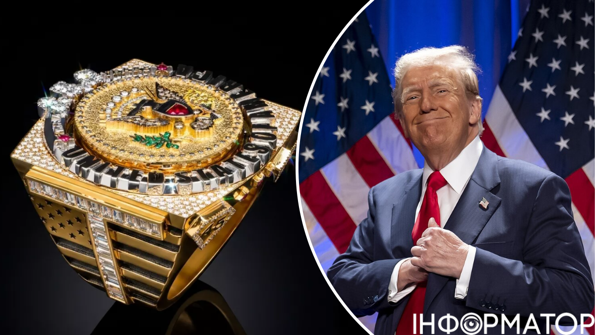 Бельгійські ювеліри подарували Трампу каблучку з 321 діамантом на честь 250-річчя США