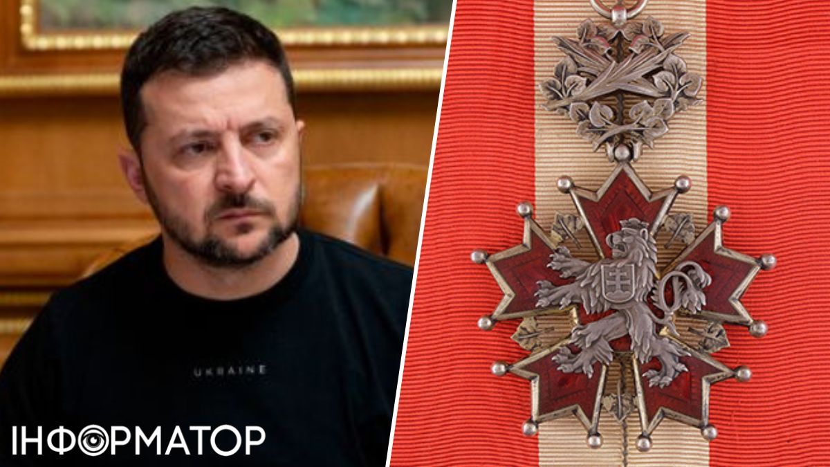 За прикладом Польщі - в Чехії ультраправі вимагають позбавити Зеленського ордену Білого Лева