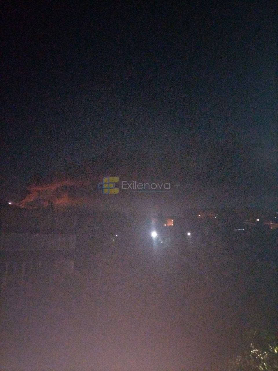 Пожар в Донецке