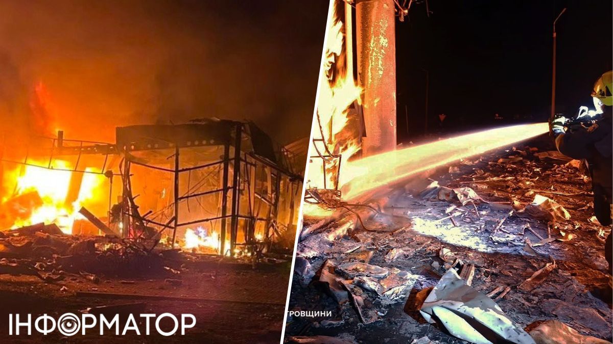 обстрел Днепропетровщина АЗС