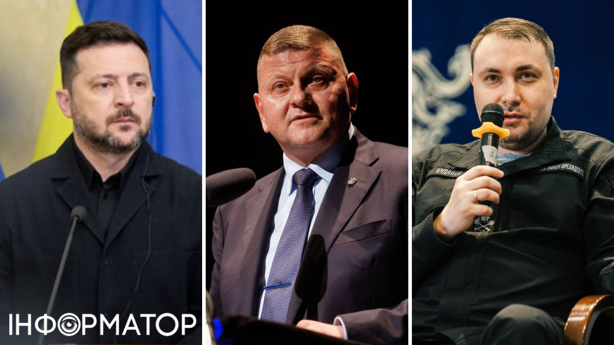 Зеленський Залужний Буданов