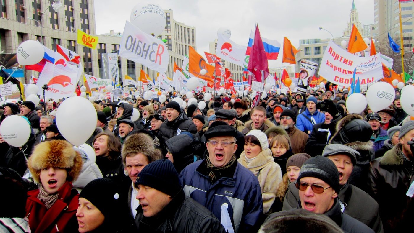 Протесты в Москве