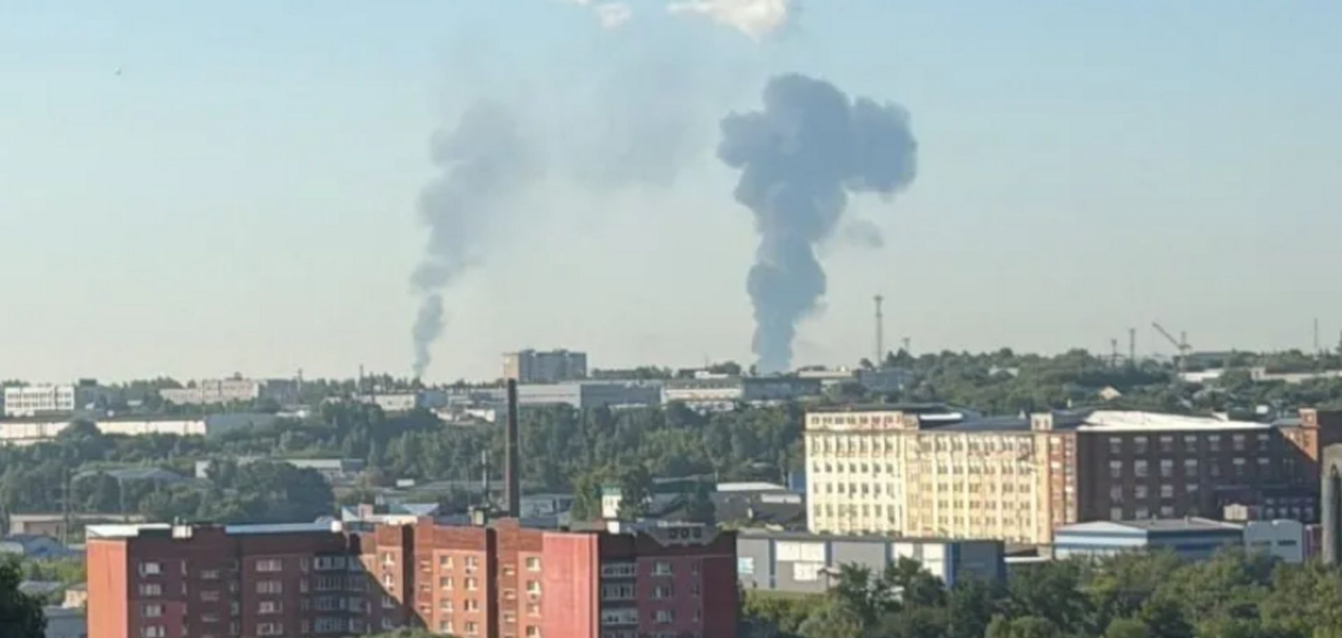 В РФ горить Нижегородский НПЗ НПЗ