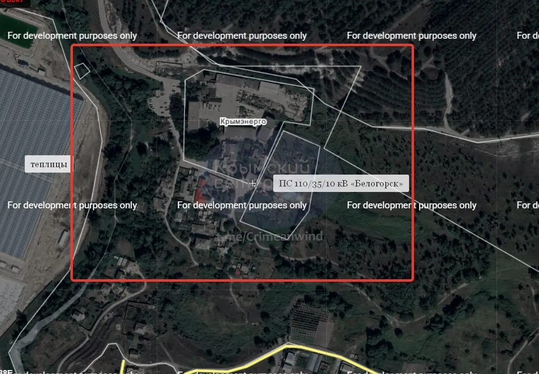 У Криму пожежа на генеруючих електроенергію підстанціях 2