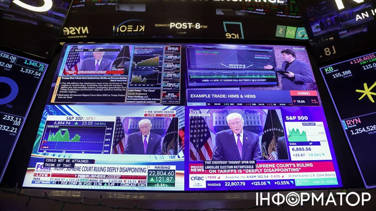 Трамп акции обвал
