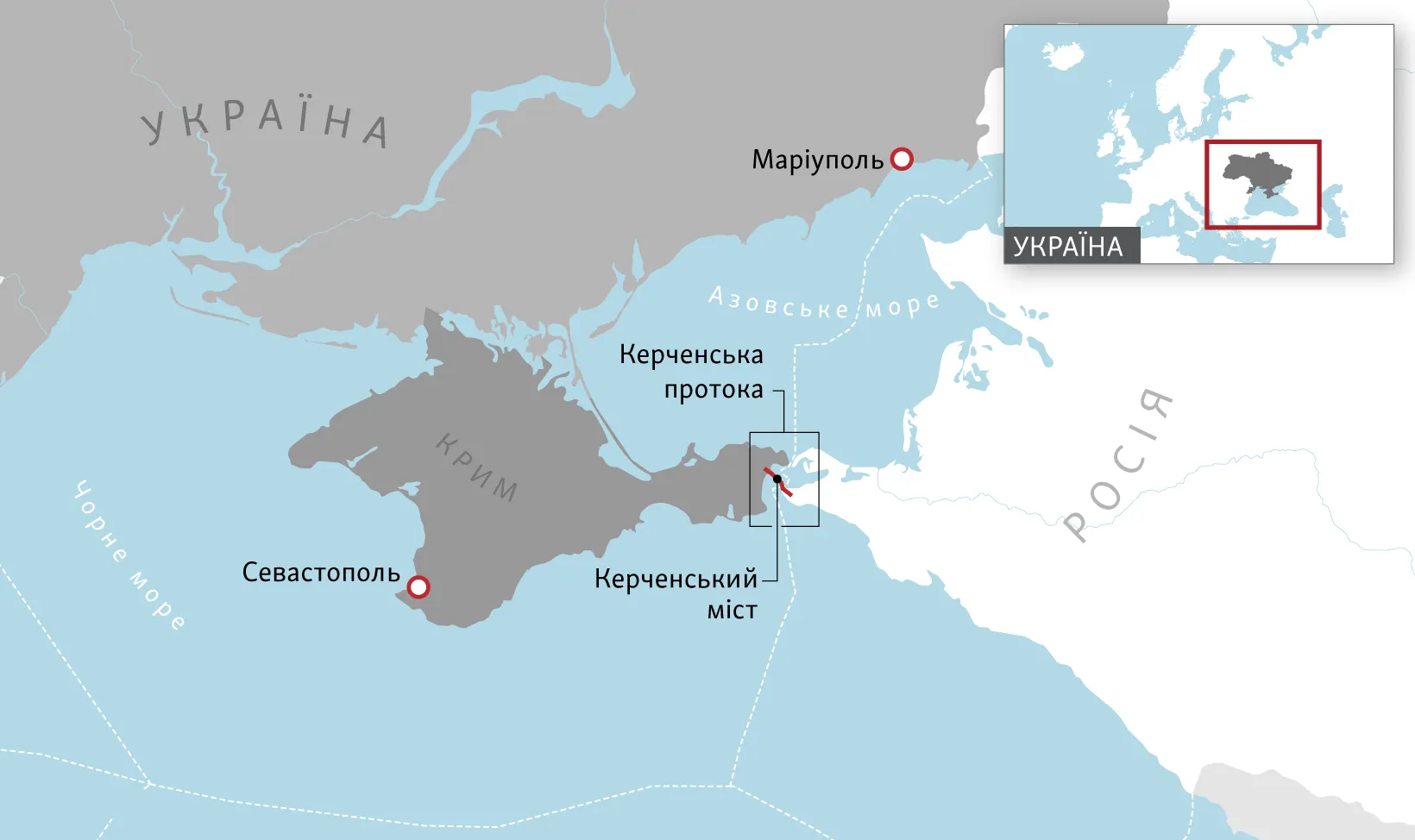 Керченська протока, джерело: Радіо Свобода 