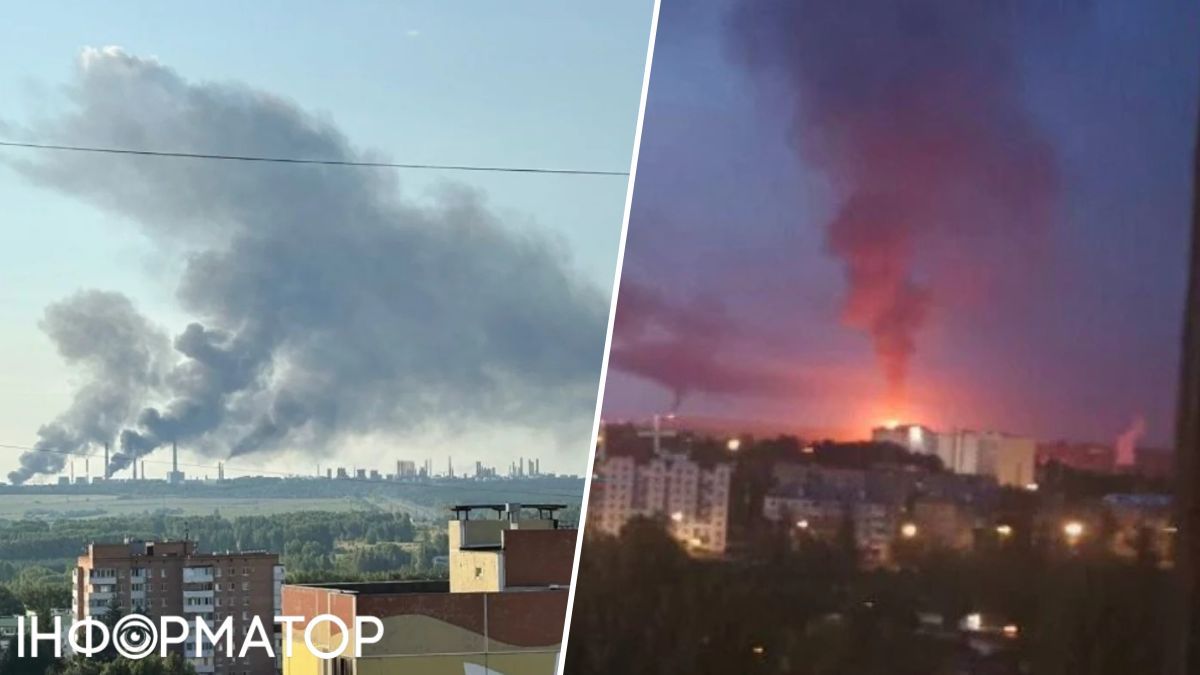 Пожар Нижнекамск НПЗ