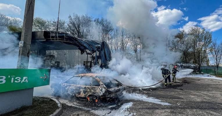 Атаки росіян на АЗС у Харкові