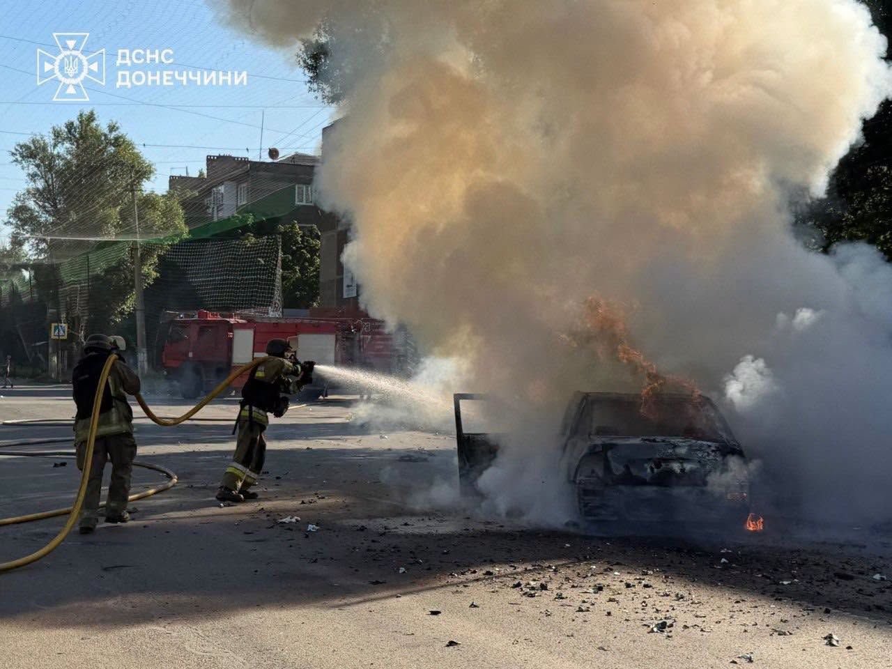 2 июля вражеские дроны впервые сожгли гражданский автомобиль 2 июля вражеские дроны впервые сожгли гражданский автомобиль